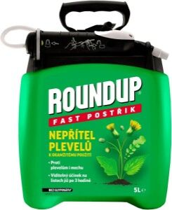 Roundup bez glyfosátu Fast 3H Pump & Go, 5 l