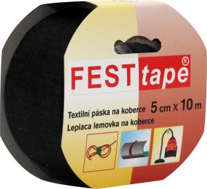 Festtape Lemovka kobercová páska černá 50 mm × 10 m