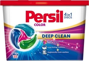Persil prací kapsle Discs 4v1 Deep Clean Color 22 dávek