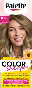 Palette Color Shampoo barva na vlasy 8-0 Středně plavá, 50 ml