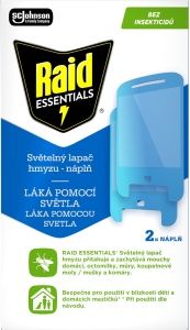 Raid Essentials světelný lapač hmyzu s náplní