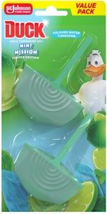 Duck Aqua 4v1 Turquoise Mint Mission WC závěs duopack 2x36 ml