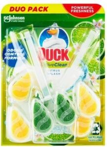 Duck Active Clean Citrus Splash WC závěs do toalety, 2 × 38,6 g