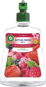 Air Wick Active Fresh náhradní náplň Lesní plody & Broskvový květ, 228 ml