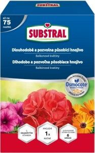 Substral Osmocote hnojivo na balkonové květiny, 750 g