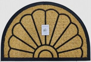 Tidy Home rohožka guma a kokos půlkruh 40 x 60 cm