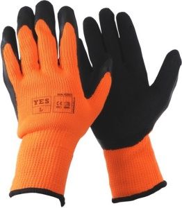 Winter pracovní zateplené rukavice velikost L/9, 1 pár