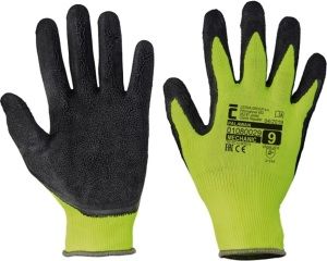 Palawan pracovní rukavice nylon a latex velikost 9, 1 pár