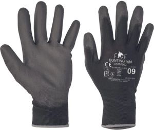 RUKAVICE FF BUNTING ČERNÉ Č.9