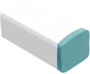 Papírové ručníky ZZ do zásobovače, 1vrstvé, zelené, 20 x 250, 5000 ks