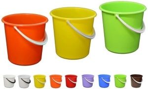 Vědro kbelík plastový bez výlevky, různé barvy 10 l