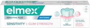 Elmex Sensitive Sensitivity + Gum Strength Whitening zubní pasta pro citlivé zuby a dásně, 75 ml