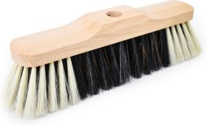 Smeták nelakovaný bez závitu, směs - vlákno 90/10, délka 28,5 cm