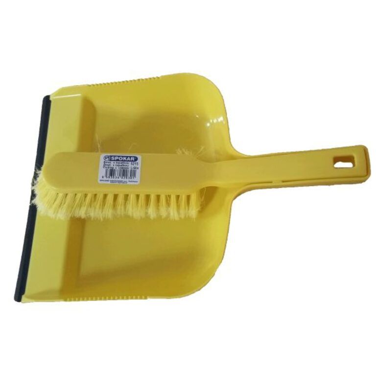 Souprava 5215 COLOR s lištou smetáček+lopatka žlutá                          