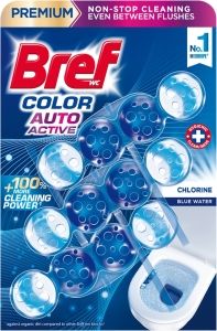 Obrázek 1. produktu BREF KULIČKY WC 3x50G COLOR AUTO CHLORINE