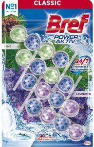 BREF KULIČKY WC 4x50 G POWER AKTIV PINE LAVANDER