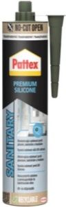 PATTEX SILIKON SANITÁRNÍ PREIMUM TRANSP. 280ML NEW