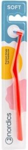 ZUBNÍ KAR. NORDICS PREMIUM JEDNOSVAZKOVÝ SOFT RED 1 KUS