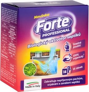 FORTE PROFESSIONAL BIOLOGICKÝ AKTIVÁTOR SEPTIKŮ 16 KS