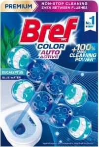BREF KULIČKY WC 2x50 G COLOR AUTO ACTIVE EUCALYPTUS