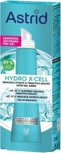 Astrid oční gel Hydro X-Cell proti otokům a kruhům, 15 ml