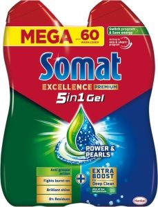 SOMAT MEGA GEL DUO 60 DÁVEK 2X540 ML