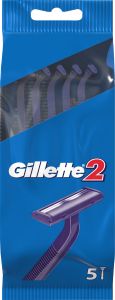 Gillette 2 jednorázová holítka, 2 břity, 5 ks v balení