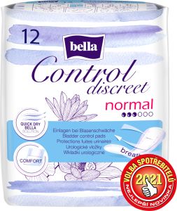 Bella Control Discreet Normal Inkontinenční vložky, 12 ks