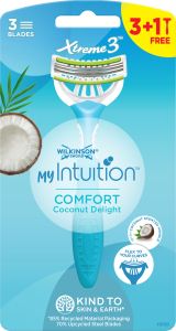 Wilkinson Sword Xtreme3 dámská holítka Comfort Coconut Delight, 3 břity, 4 ks