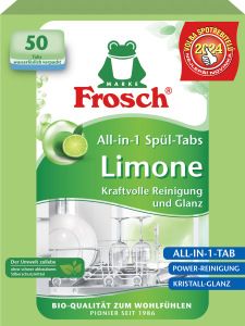 Frosch Eko All-in-1 Citron tablety do myčky, 50 ks