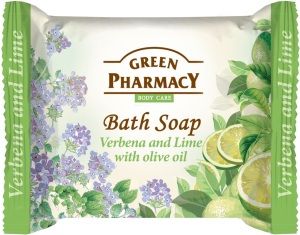 Green Pharmacy mýdlo na ruce s olivovým olejem Verbena & Lime, 100 g