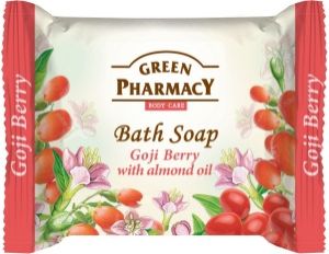 GREEN tuhé mýdlo Goji a mandlový olej 100 g