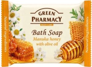 GREEN tuhé mýdlo Manuka med a olivový olej 100 g