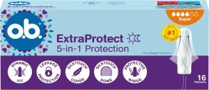 o.b. ExtraProtect tampony super, 16 ks