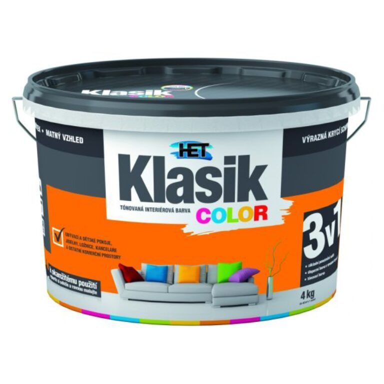 Het Color Klasik 4 kg oranž pastelový 0747                          