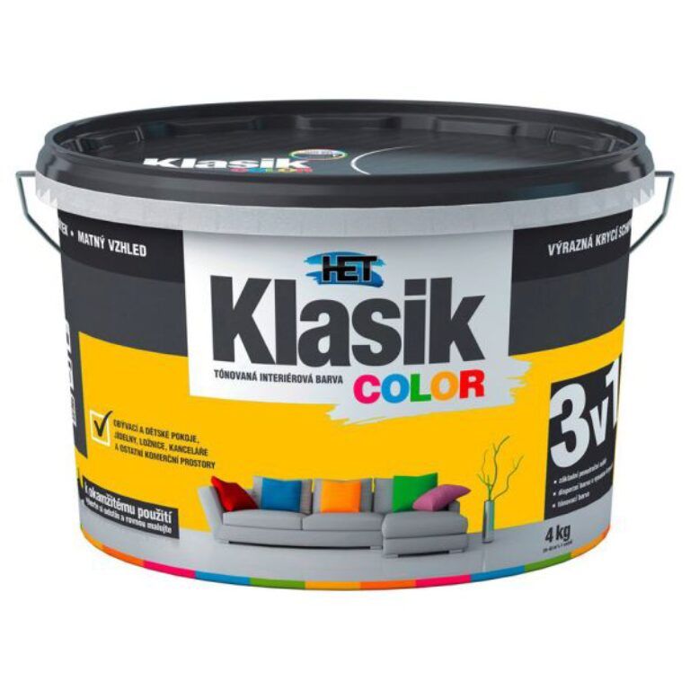 Het Color Klasik 4 kg žlutý sytý 0618                          
