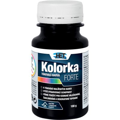Kolorka forte 100g  0196 černá                          