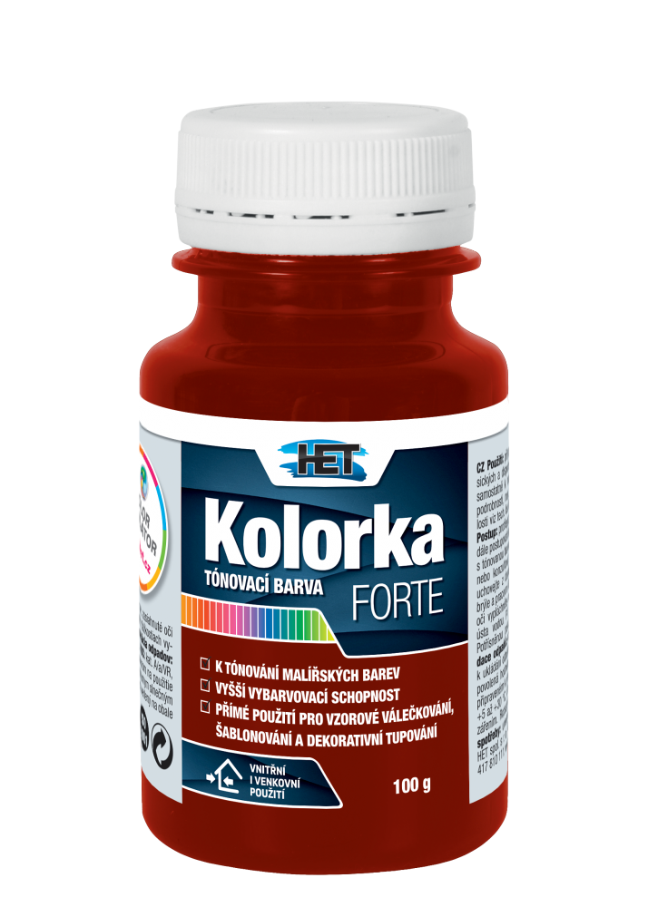 Kolorka forte 100g  0846 červená                          