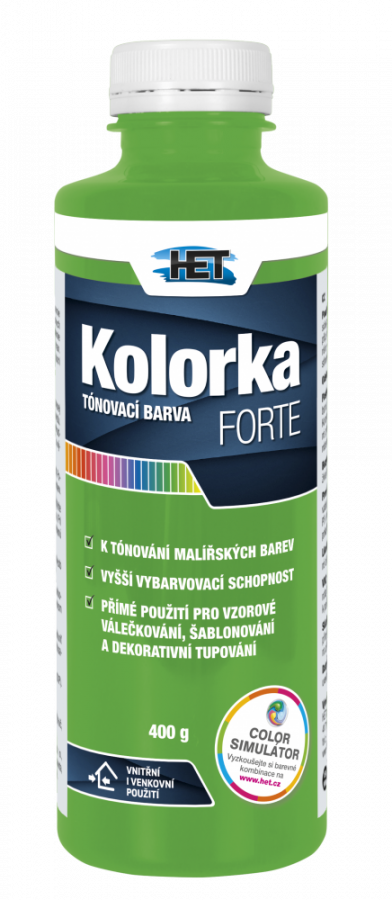 Kolorka forte 400g 0546 světle zelená                          