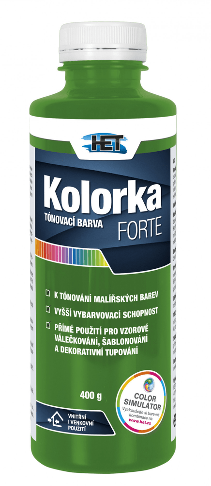 Kolorka forte 400g 0566 zelená                          