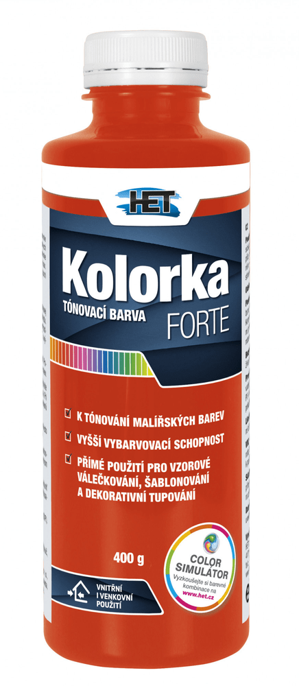 Kolorka forte 400g 0796 oranžová                          
