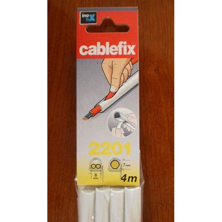 Elektroinstalační lišta na kabely pružná samol. 8x7mm 4x1m                          