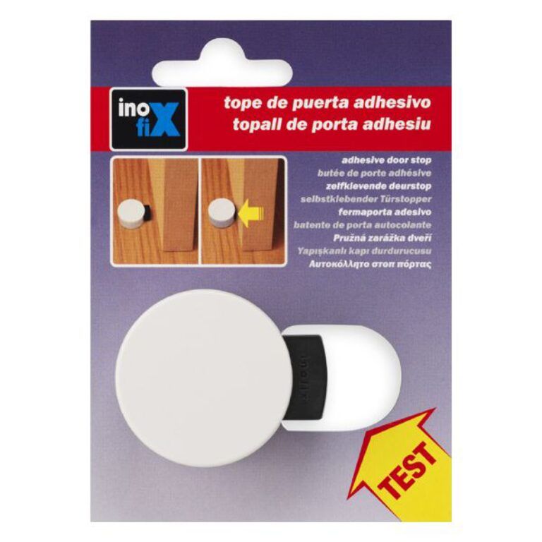 Zarážka dveří pružná bílá                          