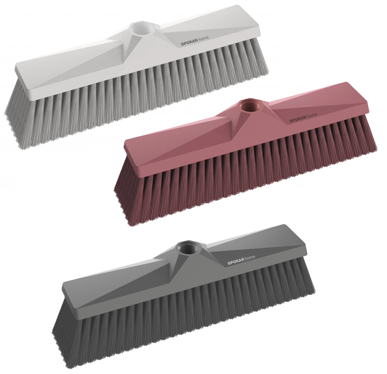 Smeták na hůl HOME jemný závit