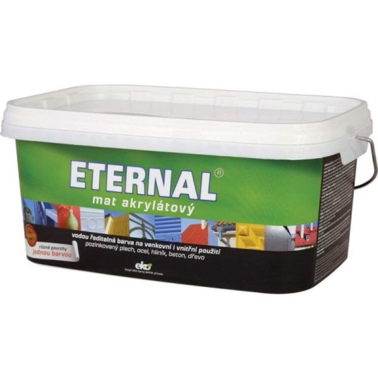 ETERNAL mat akrylátový 2,8 kg červeno hnědá 07                          