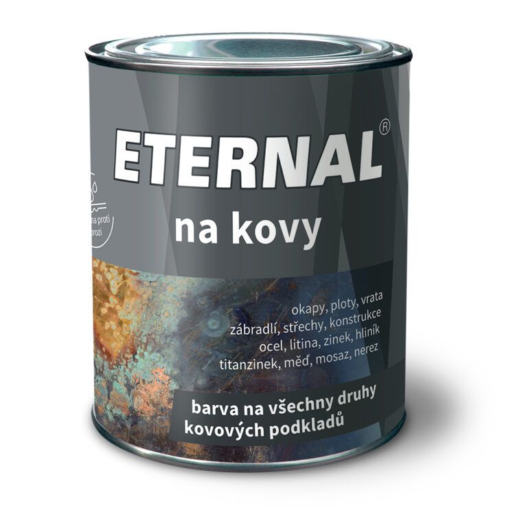 ETERNAL na kovy 0,7kg kovářská černá 460                          