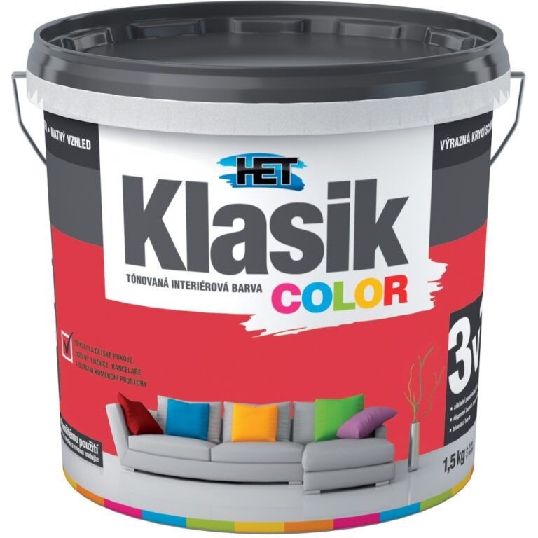 Het Color Klasik 1,5kg červený 0847                          