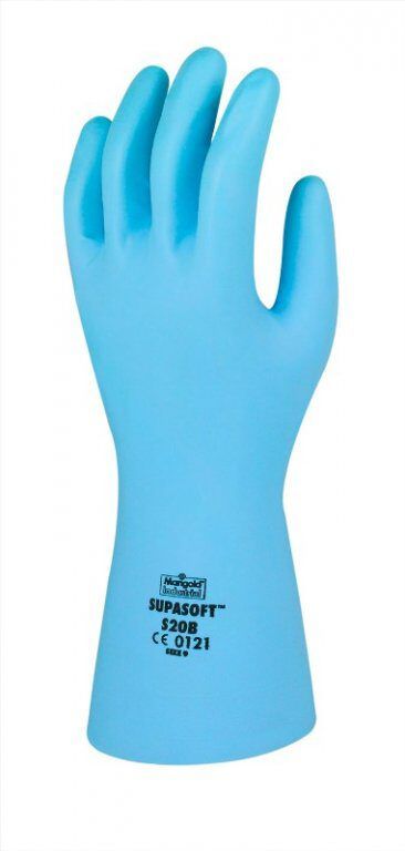 Rukavice TEGERA vinyl modré č.9                          