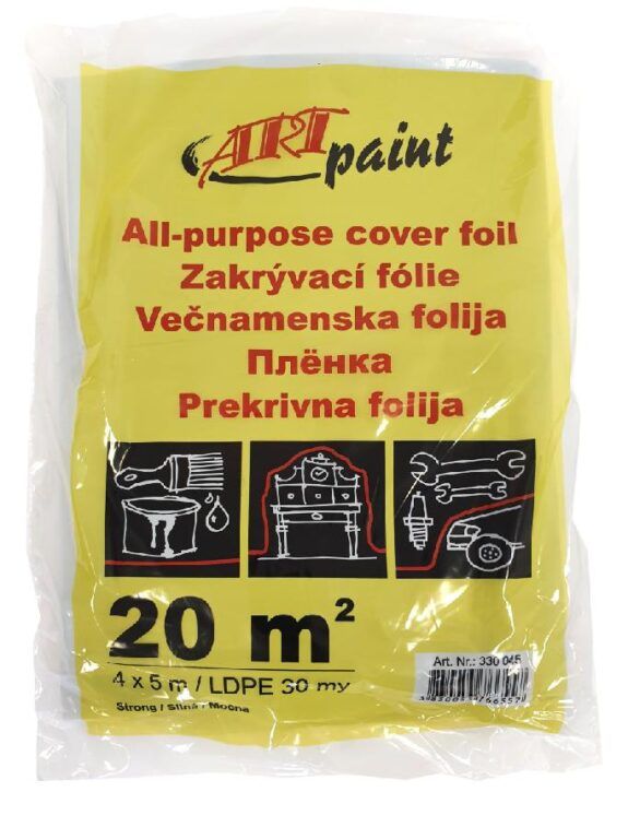 Zakrývací malířská folie 4x5m 15my
                          