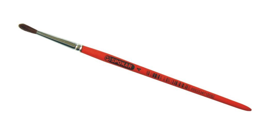 štětec školní kulatý  - typ 7102, C4                          